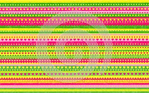 Yellow green red pink abstract striped background with blur and gradient. Striped texture.