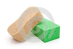 Yellow and green Sponge