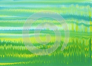 Yellow green strips watercolor background