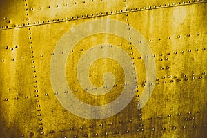 Yellow grunge dirt metal texture