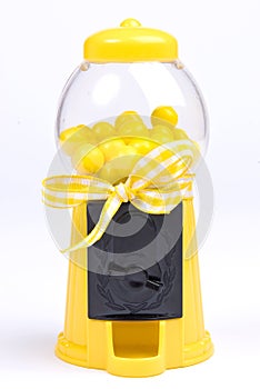 Yellow Gumball Machine