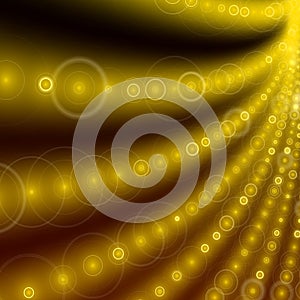 Yellow halo curves background