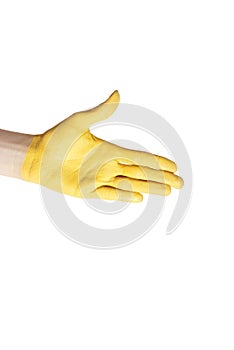 Yellow hand