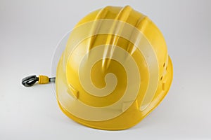 Yellow hard hat