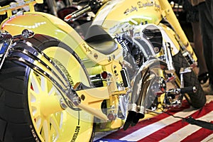 Yellow Harley