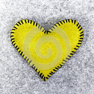 Yellow heart