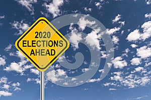 2020 elections ahead illustration