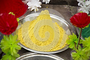 Yellow Holi Powder