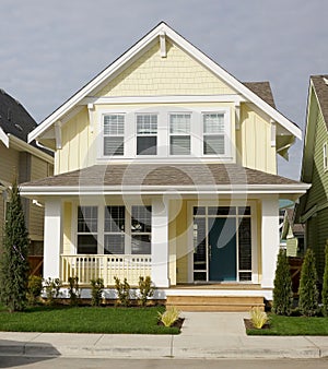 Yellow Home House Exterior Siding