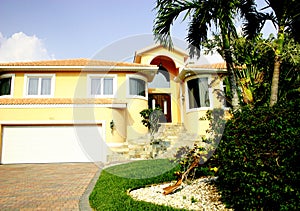 Yellow Home in Tropics