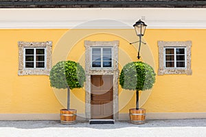 Yellow House Front