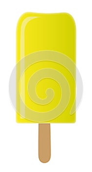 Yellow ice lolly