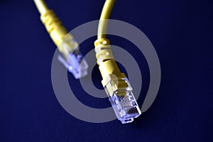 Yellow Internet Cable for Wan and Lan Router