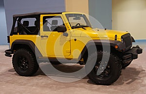 Yellow jeep