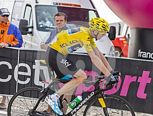 Yellow Jersey on Mont Ventoux - Tour de France 2013