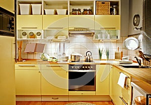 Yellow kitchen