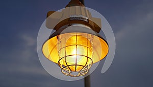 Yellow light in the afternoon