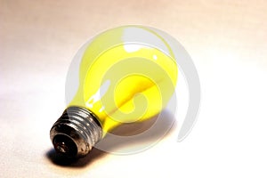 Yellow Light Bulb