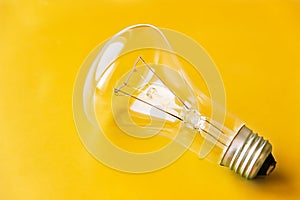 Yellow Lightbulb Background