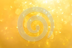 Yellow lights out of focus