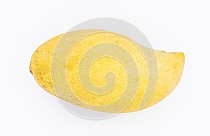 Yellow  mango  isolated white background