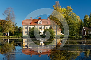 Yellow mansion in Avesta