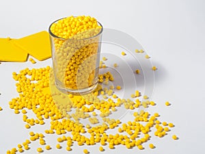 Yellow masterbatch granule