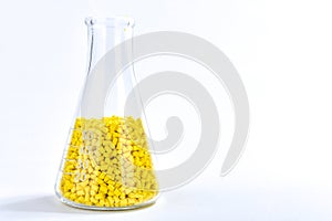 Yellow masterbatch granule