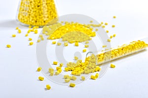 Yellow masterbatch granule