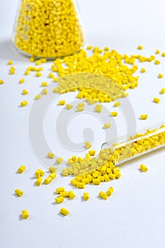 Yellow masterbatch granule