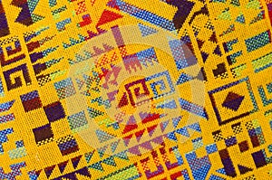 Yellow Mayan Pattern