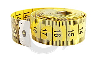 Yellow measuring tape