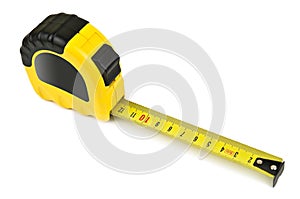 Yellow measuring tape