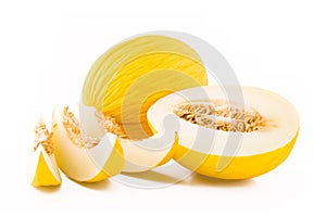 Yellow melon fruit