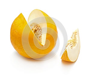 Yellow melon fruit
