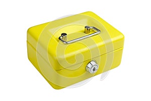 Yellow metal box