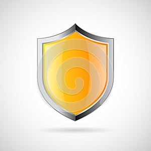 Yellow shield icon
