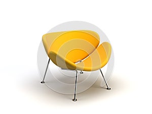 Yellow modern chair