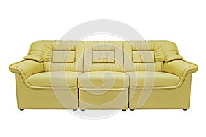 Yellow modern sofa