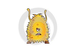 Yellow Monster Disgusted.