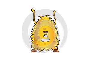 Yellow Monster Happy.