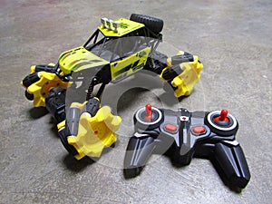 Yellow Monster Truck Remote Control.