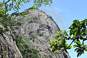 The Yellow Mountain in Anhui, China