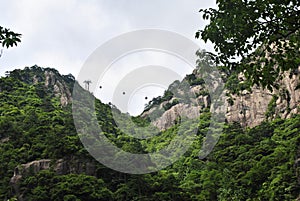 The Yellow Mountain in Anhui, China