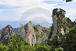 The Yellow Mountain in Anhui, China