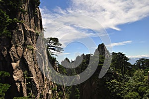 The Yellow Mountain in Anhui, China