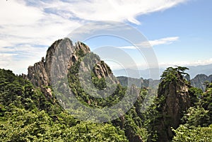 The Yellow Mountain in Anhui, China