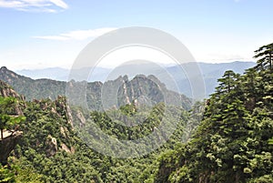 The Yellow Mountain in Anhui, China