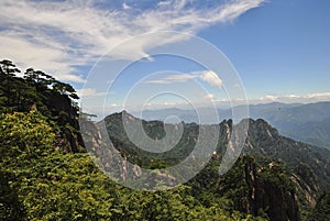 The Yellow Mountain in Anhui, China