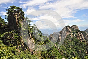 The Yellow Mountain in Anhui, China